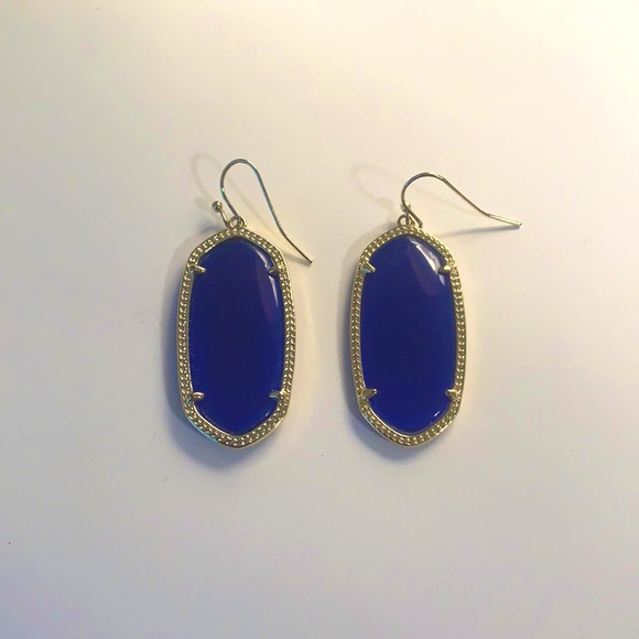 Kendra Scott Royal Blue Danielle Earrings - Picture 1 of 1
